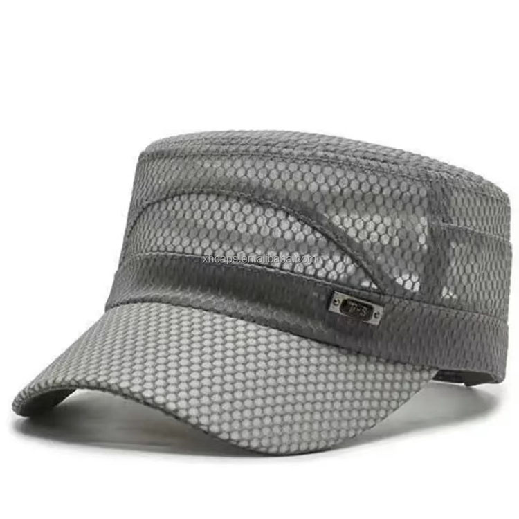 mesh flat top hats